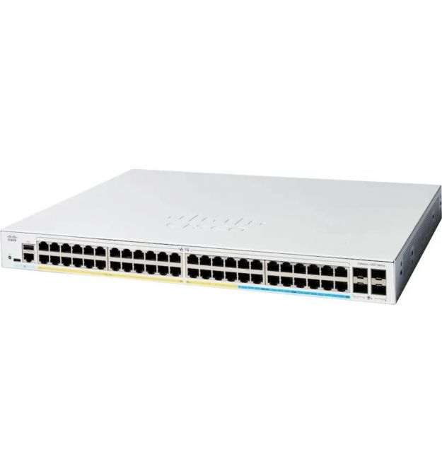 Cisco Коммутатор Catalyst 1300 48xGE, PoE, 4x10G SFP+