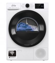 Gorenje Сушильная машина конденсационная, 8кг, A+++, 60см, дисплей, Wi-Fi, белый