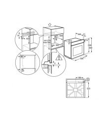 Electrolux Духовой шкаф электрический, 72л, А+, пар, дисплей, конвекция, пирол