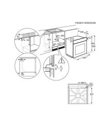 Electrolux Духовой шкаф электрический, 72л, А+, пар, дисплей, конвекция, пирол