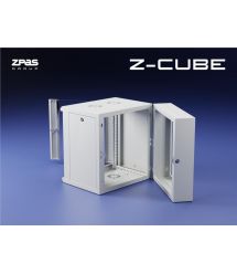 ZPAS Шкаф 19", 15U, Z-CUBE, со сменными боковыми стенками, 600х600 мм, максимально 100кг, серый