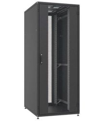 Шафа ZPAS 19", 24U, SZB IT, передні скляні двері, 600x800 мм, максимально 1000кг, чорна