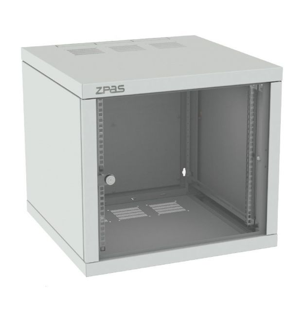 ZPAS Шкаф 19", 15U, Z-BOX, со сменными боковыми стенками, 600х600 мм, максимально 100кг, серый