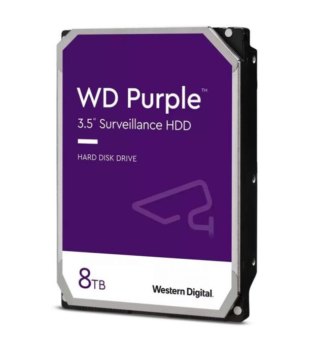 WD Жесткий диск 8TB 3.5" 5640 256MB SATA Purple Surveillance
