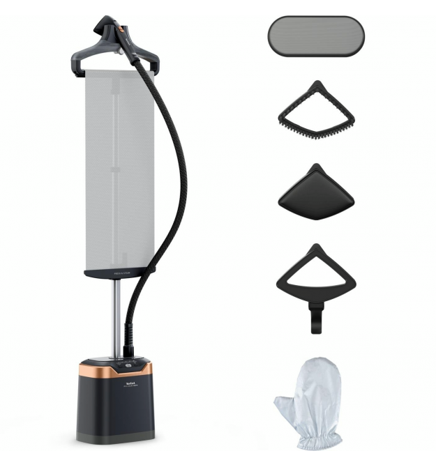 Tefal Отпариватель вертикальный Pro Style Care, 2000Вт, 1300мл, постоянный пар - 42гр, черно-золотой