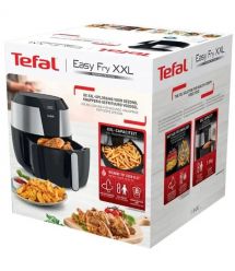 Tefal Мультипечь Easy Fry XXL, 1850Вт, чаша-5.6л, сенсорное управл., 8 программ, пластик, нерж. сталь-чорный