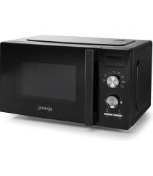 Gorenje Микроволновая печь, 20л, мех. управл., 800Вт, дисплей, черный