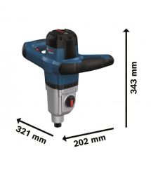 Bosch Миксер строительный GRW 140 1400Вт 480-750об·мин М14 4.2кг