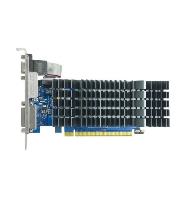 ASUS Видеокарта GeForce GT710 2GB GDDR3 silent EVO GT710-SL-2GD5-BRK-EVO