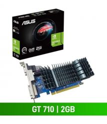 ASUS Видеокарта GeForce GT710 2GB GDDR3 silent EVO GT710-SL-2GD5-BRK-EVO