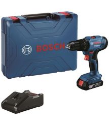 Bosch Шуруповерт-дрель ударная аккумуляторная GSB 183-LI 18В 1х2А·час 21-56Нм 374-1815об·мин кейс 1.2кг