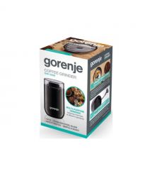 Gorenje Кофемолка роторная 150Вт, объем зерен-45г, пластик/металл, черный