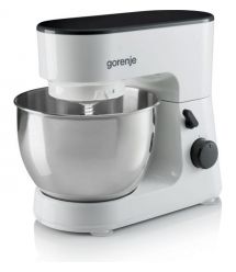 Gorenje Кухонная машина 600Вт, чаша-металл, корпус-пластик, насадок-3, белый