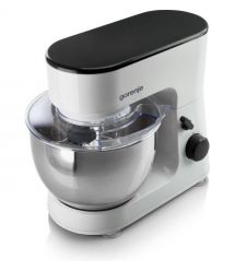 Gorenje Кухонная машина 600Вт, чаша-металл, корпус-пластик, насадок-3, белый