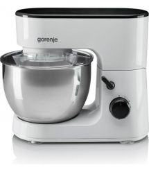 Gorenje Кухонная машина 600Вт, чаша-металл, корпус-пластик, насадок-3, белый