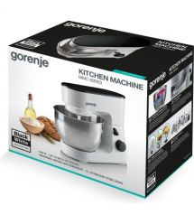 Gorenje Кухонная машина 600Вт, чаша-металл, корпус-пластик, насадок-3, белый