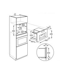 Electrolux Кофемашина встраиваемая, 2,5л, зерно+мол., автомат.капуч, дисплей, сенсорное управл., подсветка, черный