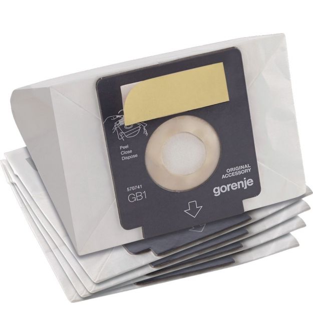 Gorenje Универсальный мешок GB1PBU, для пылесосов Gorenje, бумажные, 5 шт, 570741