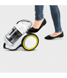 Karcher Пылесос контейнерный VC 3, 700Вт, конт пыль -0.9л, НЕРА 13, белый