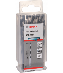 Bosch Сверло по металлу HSS-PointTeQ, 5х52х86мм, 10шт