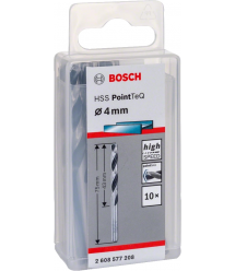 Bosch Сверло по металу HSS-PointTeQ, 4х43х75мм, 10шт