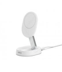 Belkin Зарядное устройство безпроводное Magnetic Stand QI2 15Вт, белый