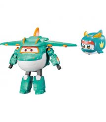 Super Wings Игровой набор Transforming Тино и любимец (Tino & Pet)