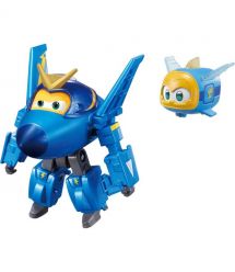 Super Wings Игровой набор Transforming Джером и любимец (Jerome & Pet)