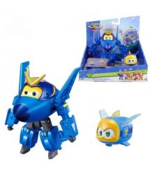 Super Wings Игровой набор Transforming Джером и любимец (Jerome & Pet)