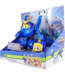 Super Wings Игровой набор Transforming Джером и любимец (Jerome & Pet)