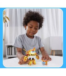 Super Wings Игровой набор Transforming Золотой Мальчик и любимец (Golden Boy & Pet)