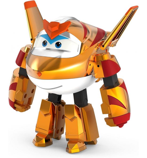 Super Wings Игровая фигурка-трансформер Transforming Золотой Мальчик (Golden Boy)