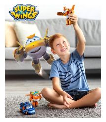 Super Wings Игровая фигурка-трансформер Transforming Золотой Мальчик (Golden Boy)