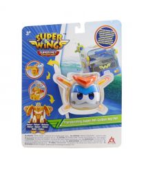 Super Wings Игровая фигурка-трансформер Transforming Super Pet Золотой Мальчик любимец (Golden Boy pet)