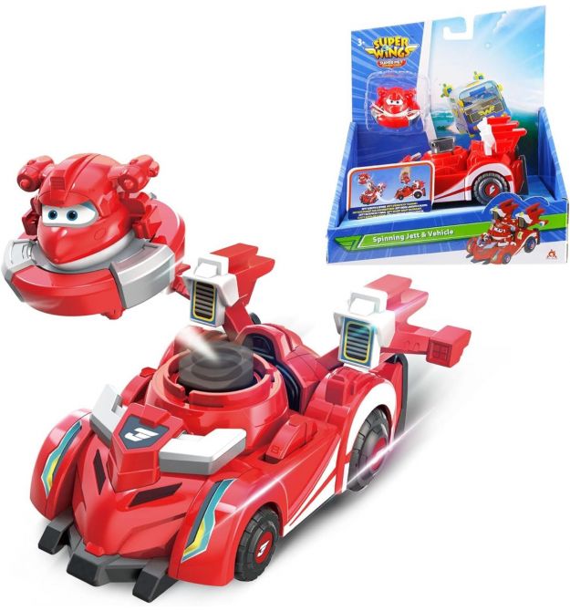Ігровий набір Super Wings Spinning Vehicle Джетт (Jett)