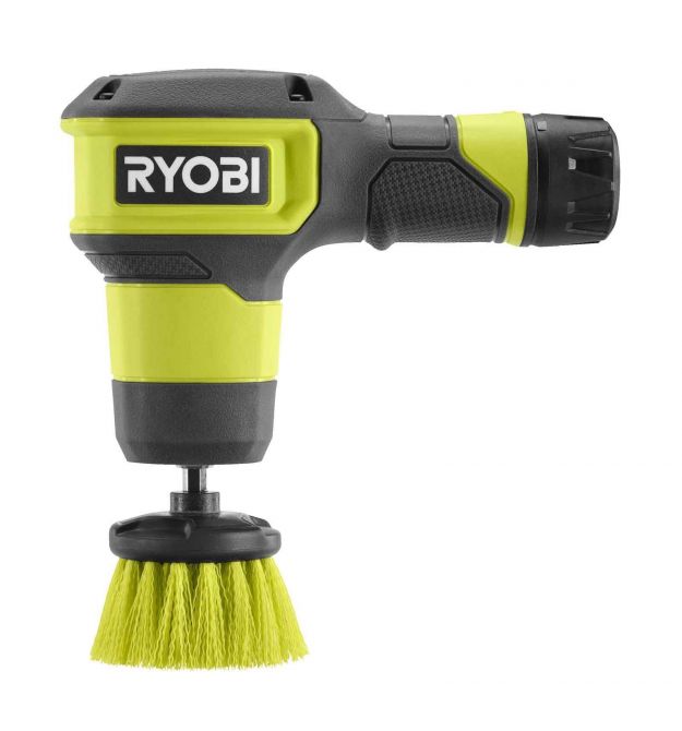 Ryobi Щетка RSCR4-120G аккумуляторная 4В USB Lithium, акб 1х2Ач, d 5см, 300об/мин, IPX7, 0.55кг