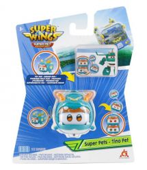 Super Wings Игровая фигурка Super Pet Тино любимец (Tino pet), свет