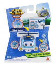 Super Wings Игровая фигурка Super Pet Шайн любимец (Shine pet), свет