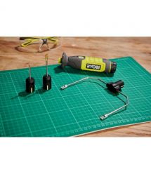 Ryobi Термонож RHC4-120G аккумуляторный, 4В USB Lithium, 450 градусов, 5 сменных насадок, акб 1х2Ач