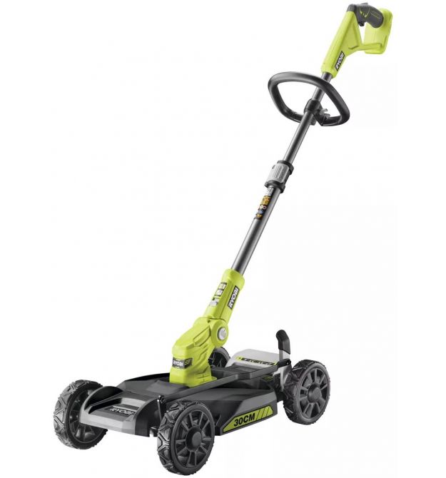 Ryobi Триммер-газонокосилка аккумуляторная RY18LMC30A-0, ONE+ 18В, 30см, высота 38-75