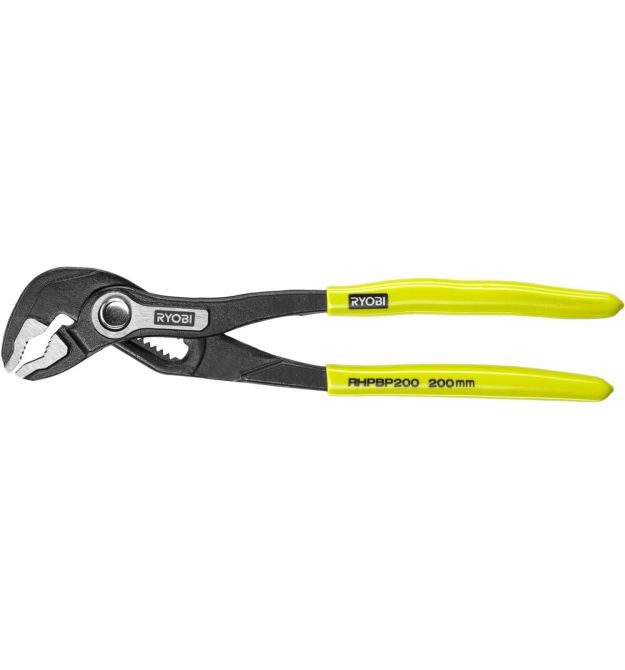 Клещи переставные Ryobi RHPBP200 0-24мм 200мм фиксация кнопкой Cr-V 0.26кг