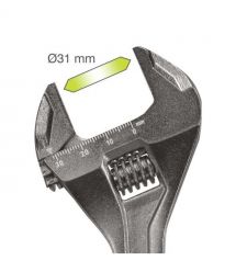 Ryobi Ключ разводной RHAW200, длина 200мм, 0-31мм