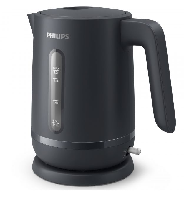 Philips Электрочайник Series 1000, Strix, пластик, мат, черный