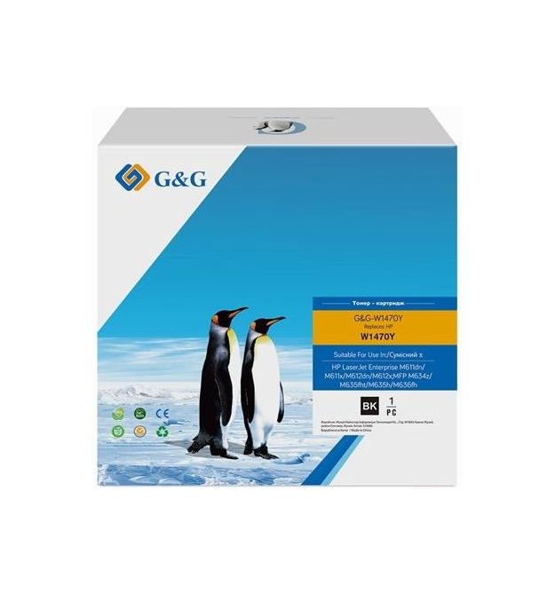G&G Картридж для HP 147Y LJ MFP M611/M612/M635/M636 Black (42 000стр)