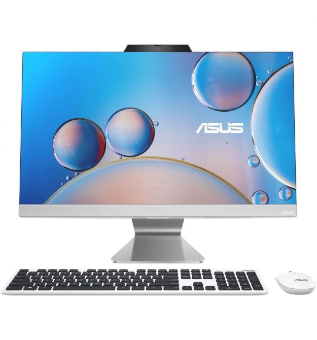 ASUS ПК Моноблок A3402WVAK-WPC0860 23.8" FHD AG Intel 7-150U, 16GB, F1TB, UMA, WiFi, кл+м, без ОС, белый