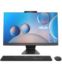 ASUS ПК Моноблок A3402WVAK-BPC0500 23.8" FHD AG, Intel 7-150U, 16GB, F512GB, UMA, WiFi, кл+м, без ОС, черный