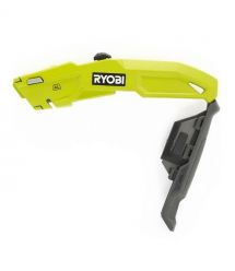 Ryobi Нож выдвижной RHCKF-1, трапециевидное лезвие, корпус алюминий