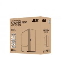 2E Gaming Корпус Spargo Neo GX910N без БП 2xUSB3.0, 1xUSB2.0 1x120мм ARGB VGA 300мм LCS ready TG Side Panel ATX чёрный