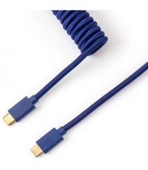 Keychron Кабель Type-A/Type-C Coiled Cable Blue