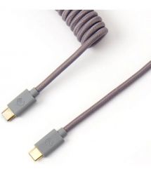 Keychron Кабель Type-A/Type-C Coiled Cable Grey